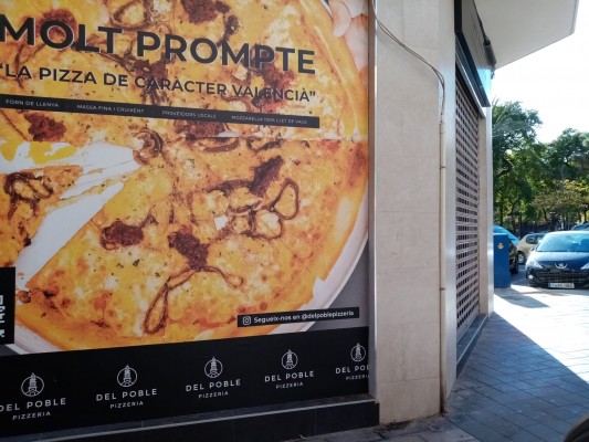 La pizzería valenciana Del Poble elige Benalúa para abrir su primer local en Alicante