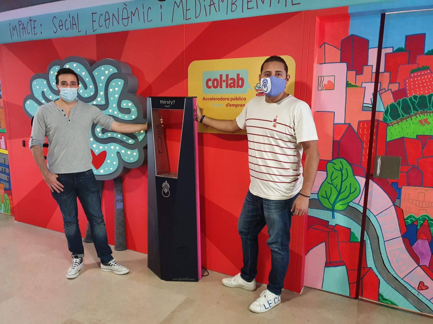 Juan Jose? Ma?rquez y Diego Figueroa, cofundadores de Jibu H2o. - 