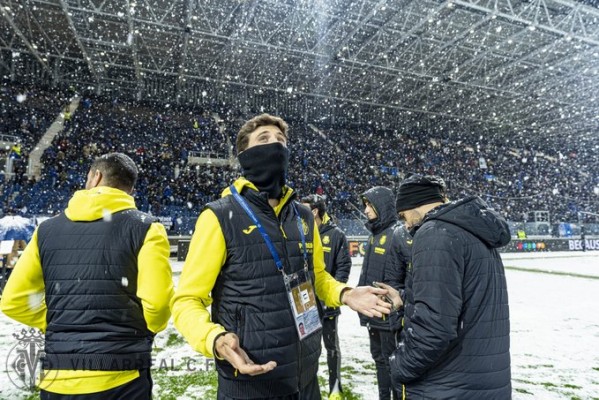 La nieve obliga a aplazar el partido en Bérgamo 24 horas