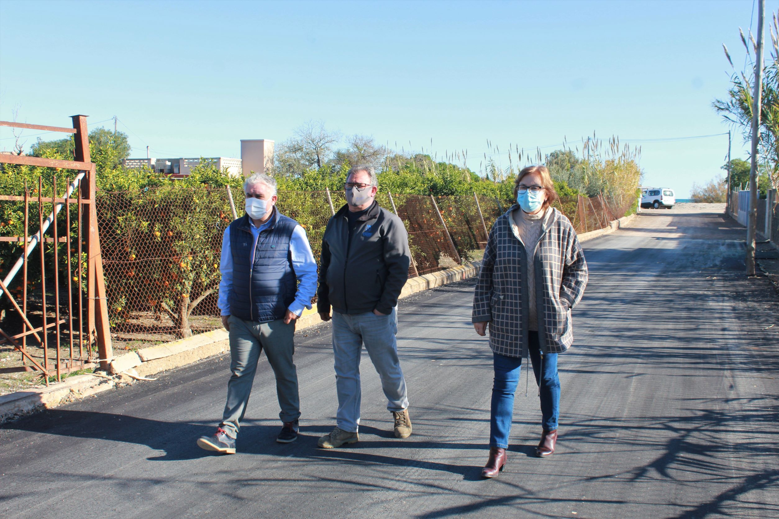 Burriana finaliza las obras de pavimentación y adecuación del Camí la Ratlla y la Serratella