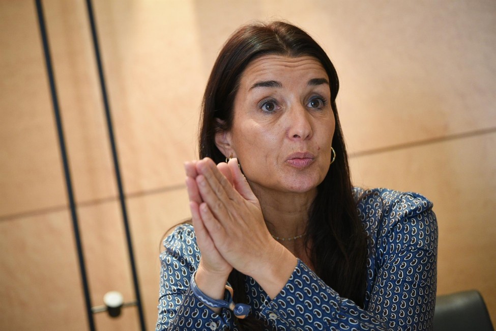 La síndica de Ciudadanos (Cs) en Les Corts, Ruth Merino. Foto: JORGE GIL/EP - 
