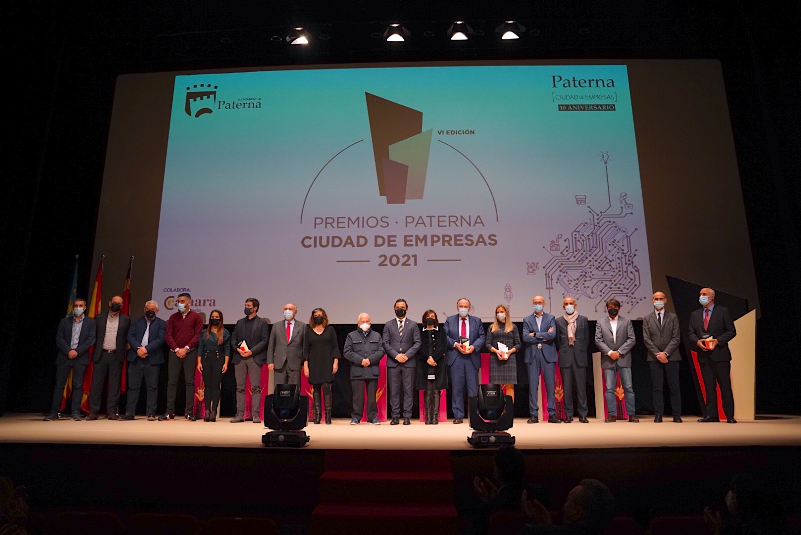 El tejido empresarial se da cita en la VI edición de los Premios Paterna Ciudad de Empresas