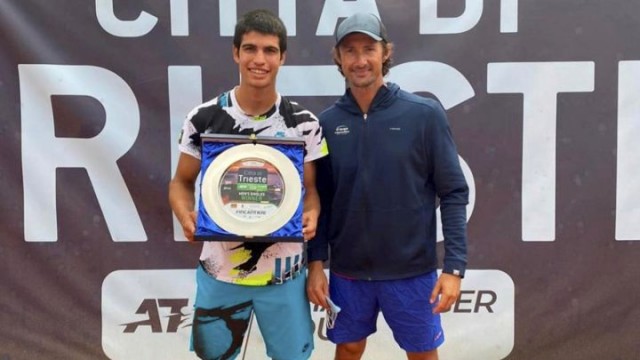 Alcaraz opta a la mejor progresión en la ATP y su entrenador Ferrero a mejor técnico de 2021