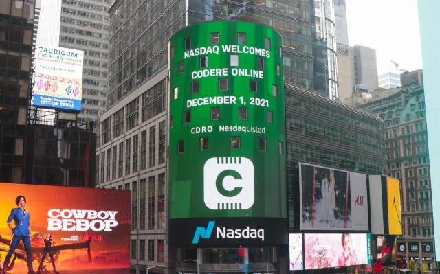Codere Online debuta a la baja en el mayor mercado electrónico del planeta (Nasdaq)