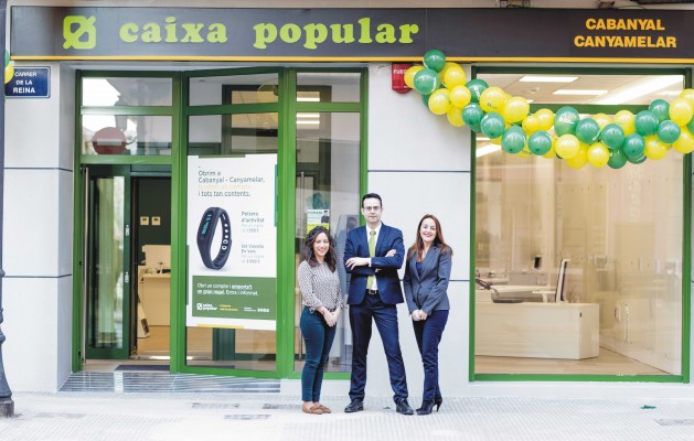 Caixa Popular llega con nueva oficina a Cabanyal-Canyamelar
