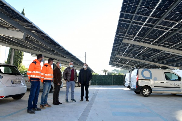 Amjasa abre otra estación fotovoltaica que permitirá llevar agua a 7.000 casas de Xàbia

