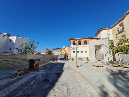 Elda inicia la remodelación de la Plaza de Arriba para recuperar el esplendor que tuvo en la época medieval