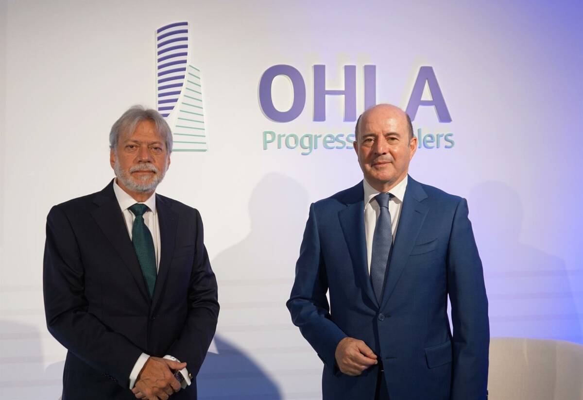 Luis Amodio, presidente de OHLA, y José Antonio Fernández Gallar, CEO de OHLA  - 