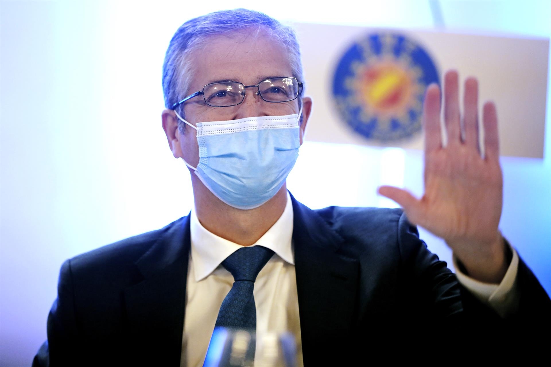 El gobernador del Banco de España, Pablo Hernández de Cos, en una imagen de archivo - FOTO: Cézaro De Luca  - 