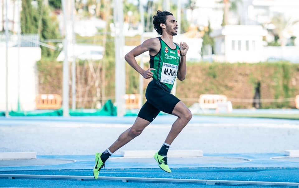 El atleta del Playas Mohamed Katir  y Beatriz Alvárez dominan con autoridad en Montjuïc

