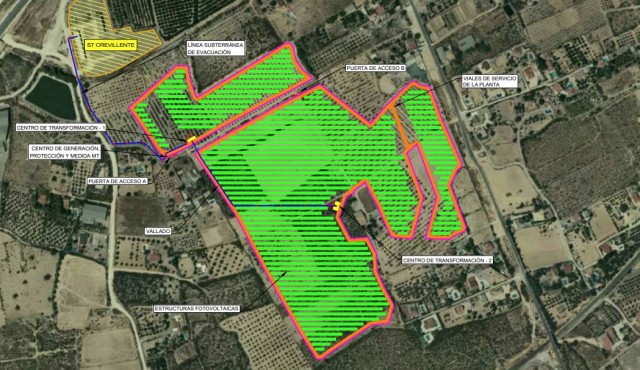 Así será la planta fotovoltaica de los dirigentes del Racing en Crevillent: de 10 MW por 4,6 millones de euros