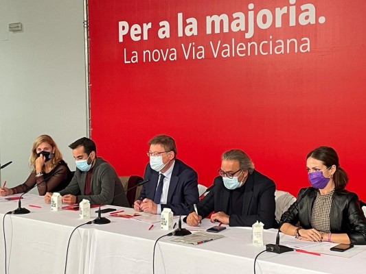 El PSPV celebra la ejecutiva nacional en Castelló y reclama una manifestación 