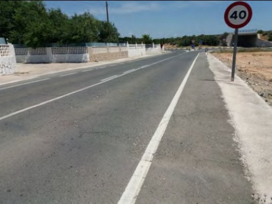 La Diputación prolongará el carril bici de la CV-851 desde Balsares en Elche hasta la N-332