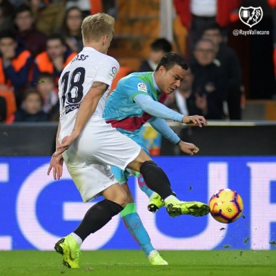 Un 3-0 en último Valencia-Rayo en Mestalla, donde los locales cayeron una vez
