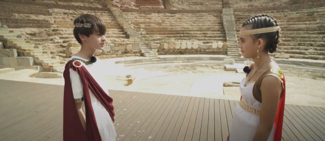 El joven Lucio y la diosa Minerva, nuevos guías del Teatro Romano en un audiovisual de la Fundación Integra