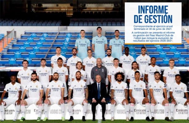 El Real Madrid pierde 300 millones de euros en ingresos en sus líneas de negocio desde marzo de 2020 a junio de 2021
