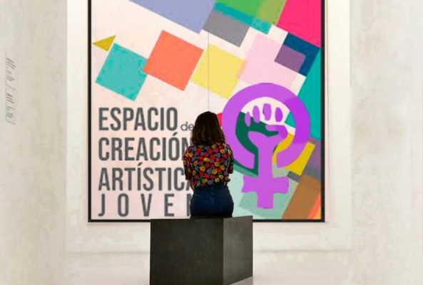 La artista Rocío Kunst diseña el cartel para la campaña del 25N de la Concejalia de Juventud de Molina de Segura