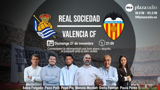 Sigue en directo el Real Sociedad - Valencia CF