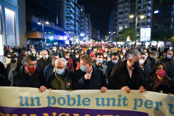 Puig niega que la manifestación fuera un 