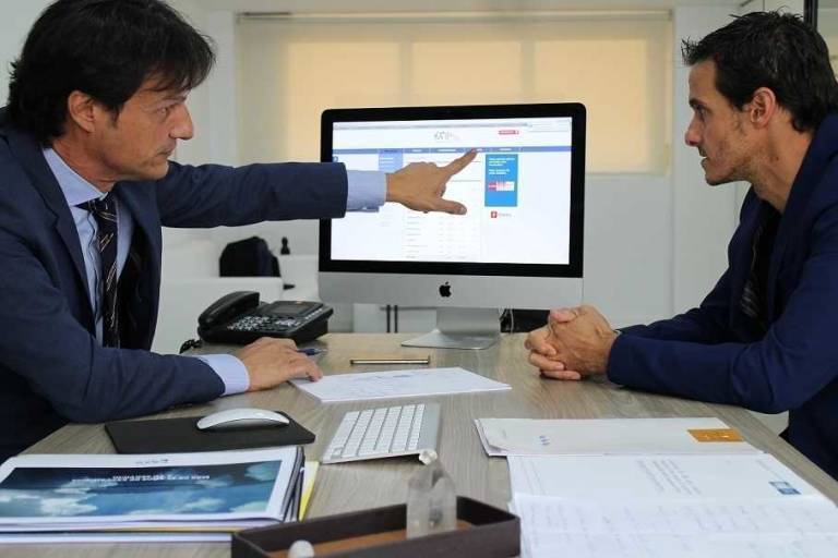  Lorenzo Serratosa (i.) y José Iván García  - 