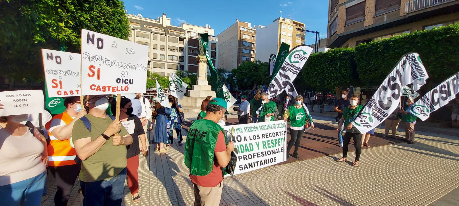 CSIF critica que Sanitat suprima puestos de asistencia del CICU mientras crea plazas de jefes