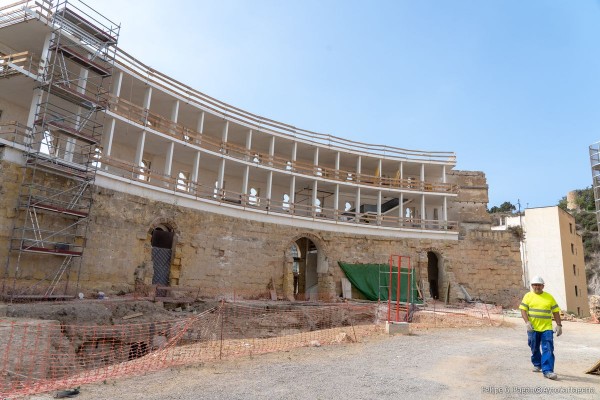 La lluvia también aplaza las visitas guiadas gratuitas de este fin de semana al Anfiteatro Romano
