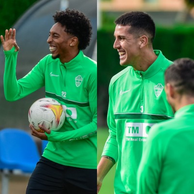 Mojica y Roco ya entrenan con el equipo