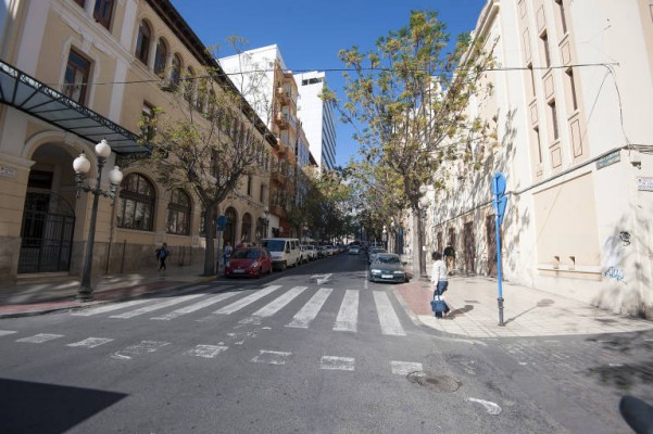 Alicante acelera con el contrato para peatonalizar el Centro: prevé iniciar las obras en noviembre