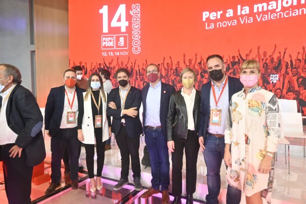 Puig marca el camino de una renovación en el PSPV de Castellón tras aupar a Tania Baños 