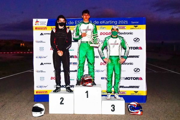 Victoria de Vincenzo Marinov en el Open España eKarting