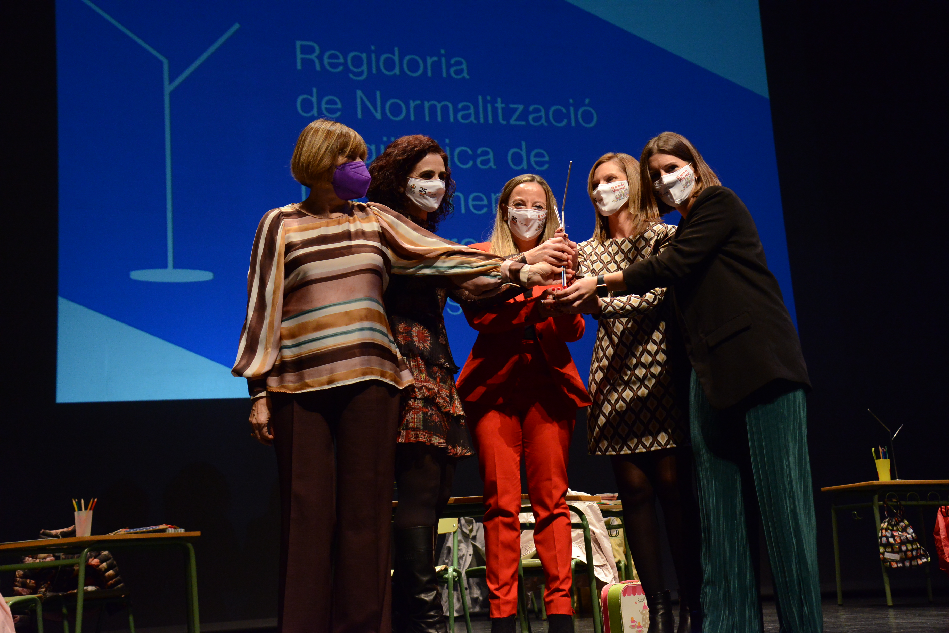 Escola Valenciana premia a l'AVL, Joan Francesc Mira, Vila-real i Socarrats
