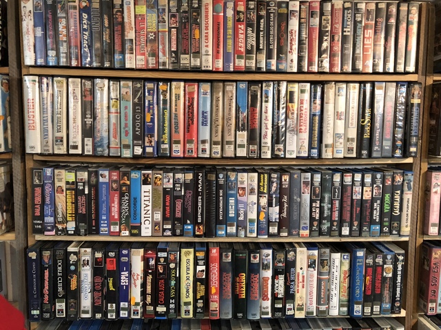 Cintas de VHS y videoclubs