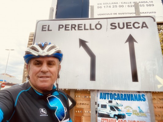 El teniente alcalde de Burriana recorre en bici 212 km para llegar al congreso del PSPV en Benidorm