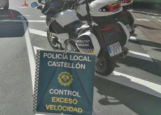 La Policía Local realizará una campaña de control de velocidad en varios puntos de Castelló