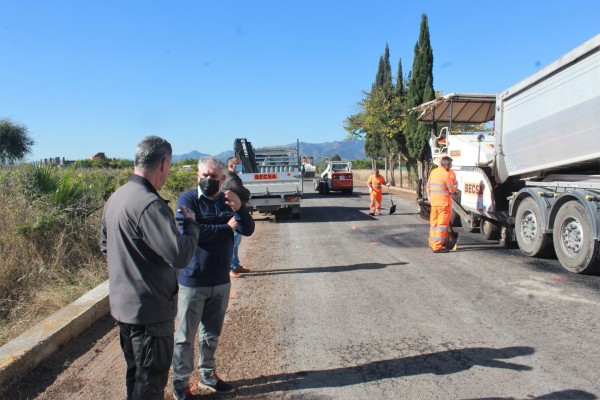 Burriana invierte 600.000 euros en la adecuación de caminos rurales de cara a la recogida de naranja 