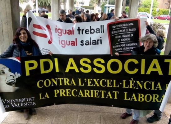 Profesores asociados piden una enmienda en los PGE para autorizar el convenio de las universidades valencianas