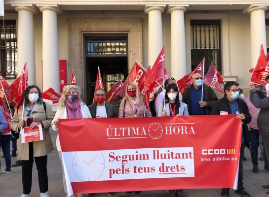CCOO exige en Castelló la mejora de los servicios públicos 