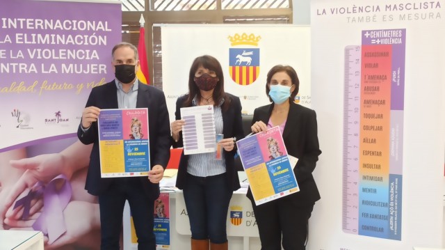 La prevención y concienciación contra la violencia de género centran los actos del 25N en Sant Joan