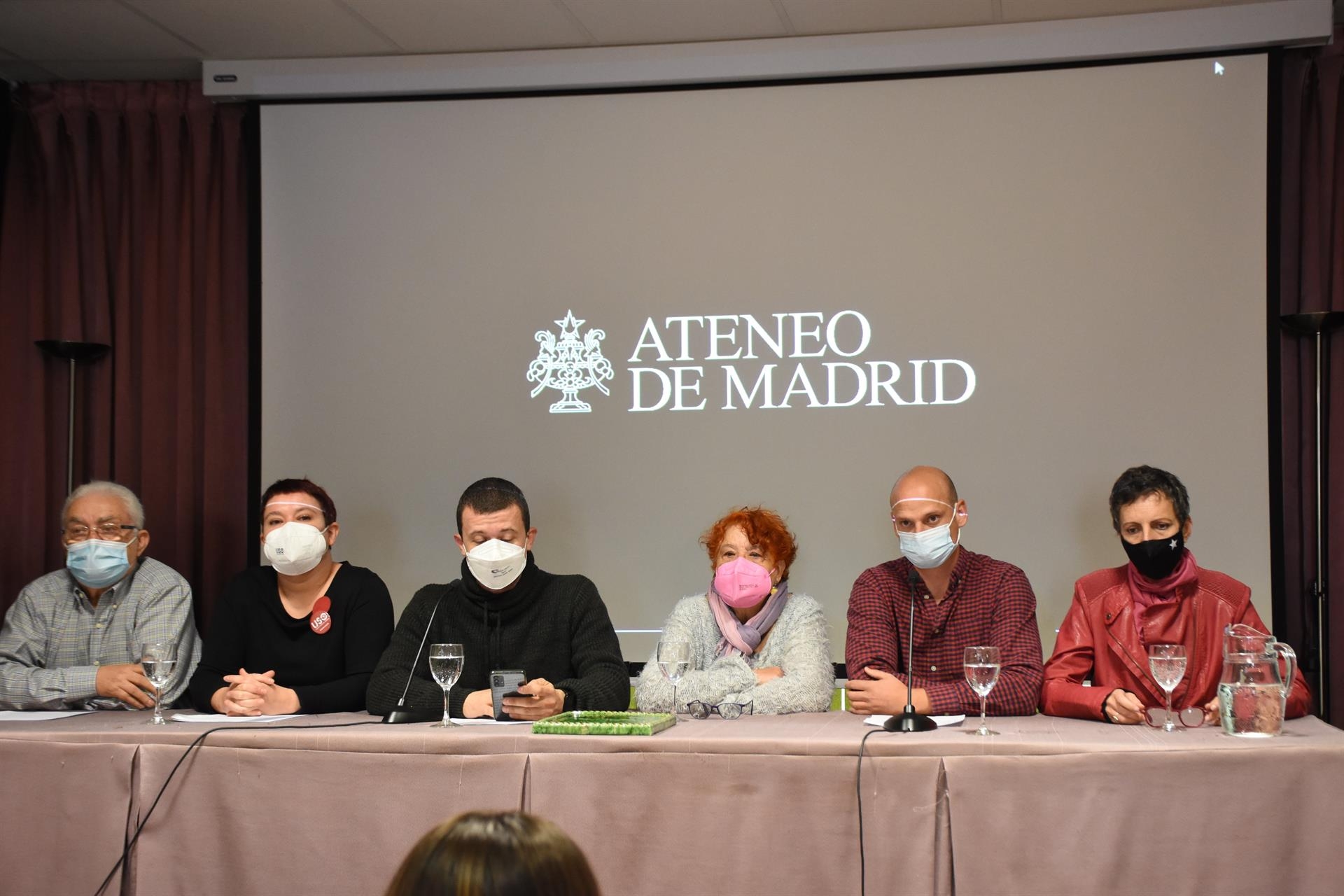 Rueda de prensa en la que se ha presentado el manifiesto - FOTO: MERP  - 