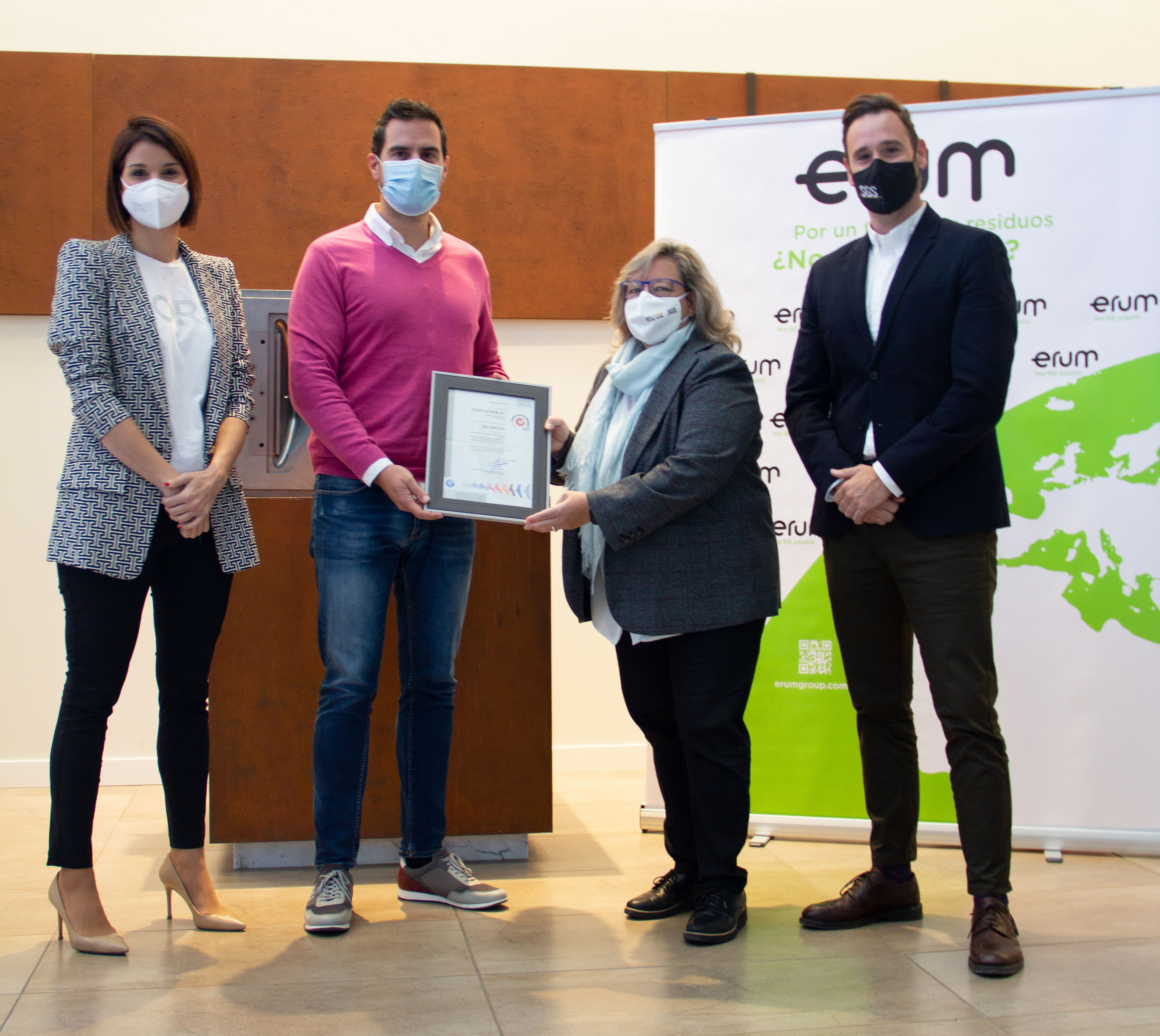 La alcoyana Erum, primera empresa de inyección de plástico en obtener la certificación de Ecodiseño