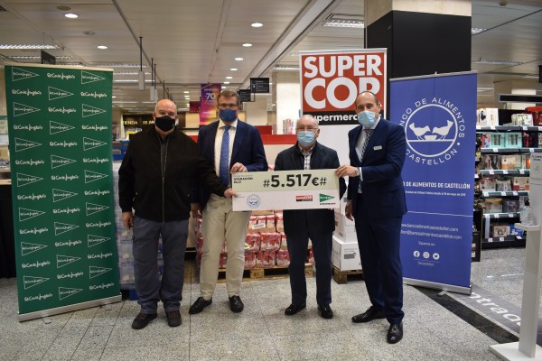 El Corte Inglés dona más de 5.500 euros al Banco de Alimentos de Castelló   