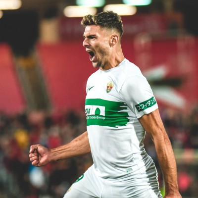 Boyé anota el primer doblete de un jugador argentino del Elche en Primera desde 1977
