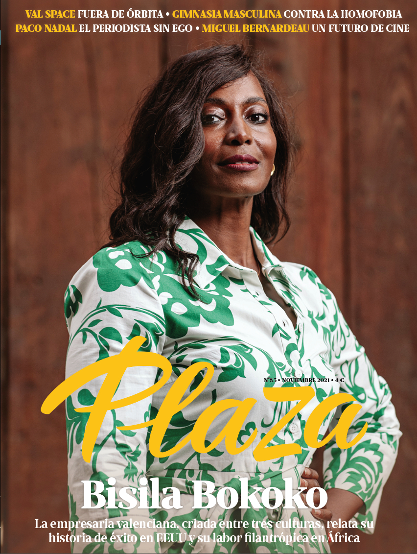 La empresaria Bisila Bokoko, portada de la revista Plaza de noviembre