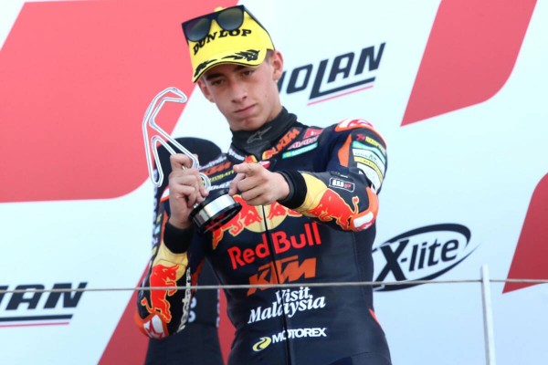 El mazarronero Pedro Acosta ya es campeón del mundo de Moto3