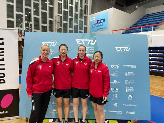 El UCAM Cartagena TM cae en la Liga de Campeones femenina y disputará la ETTU Cup