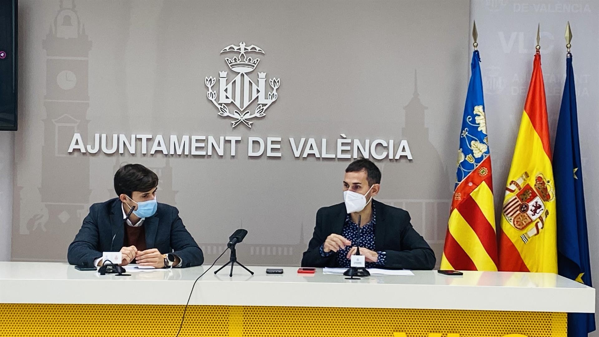 Borja Sanjuán y Sergi Campillo - FOTO: AYUNTAMIENTO VALÈNCIA  - 