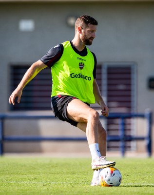 Melero y Mustafi no entrenan con el grupo y se perderán el choque de Mendizorroza