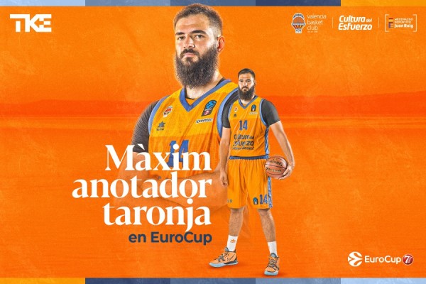Bojan Dubljevic, máximo anotador de Valencia Basket en la 7DAYS EuroCup