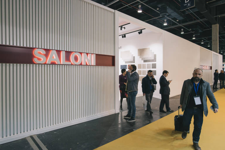 Imagen de archivo del stand ferial de Saloni. - 