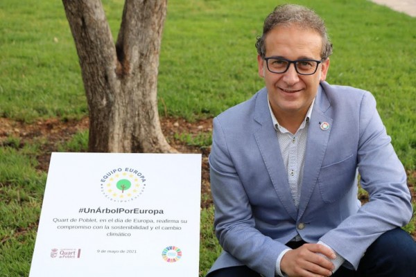 El concejal de Quart de Poblet, Juan Medina, embajador del Pacto Europeo por el Clima